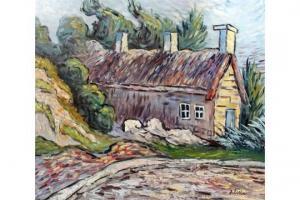 van GOGH Vincent,"Thatched Cottages at Cordeville, Auvers Sur Oise",Canterbury Auction 2015-06-16