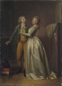 van GORP Henri Nicolas 1756-1819,Couple dans un intérieur,Christie's GB 2013-11-26