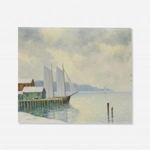 van GREENE Albert Nesse 1887-1971,Booth Bay, Maine,Rago Arts and Auction Center US 2023-05-18