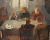 van GUCHT Jose 1913-1980,Les enfants à table,Horta BE 2016-12-12