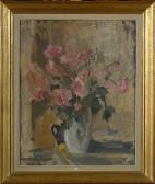 van GUCHT Jose 1913-1980,Vase de roses,VanDerKindere BE 2016-10-18