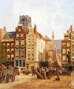 van GULIK Franciscus Lodewijk 1841-1899,View of the Grote Markt with the,AAG - Art & Antiques Group 2018-11-26