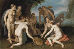 van HAARLEM Cornelis 1562-1638,Perseus washing his hands,Christie's GB 2011-04-14