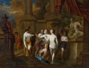 van HAL Jacob 1672-1750,Diana bathing,Galerie Koller CH 2021-10-01
