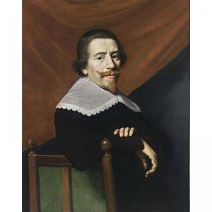 van HASSELT Jacob,A PRESUMED SELF-PORTRAIT, SEATED HALF-LENGTH, WEAR,1636,Sotheby's 2002-11-05