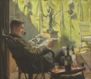 van HAVERMAET Charles 1895-1911,A gentleman at leisure,Sworders GB 2021-04-20