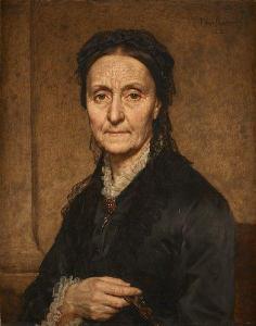 VAN HAVERMAET Pierre 1834-1897,Portrait de Madame D,1882,Horta BE 2016-12-12