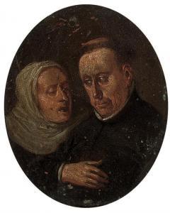 VAN HEEMSKERCK Egbert I 1634-1704,Ill Matched Lovers,Christie's GB 2009-09-29