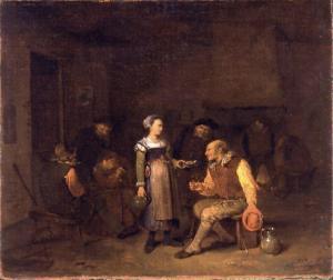 VAN HEEMSKERCK Egbert I 1634-1704,Interni di osteria con scene di genere,Cambi IT 2023-11-30
