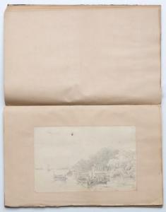 van HEEMSKERCK VAN BEEST Jacob Eduard,A sketchbook with marine studies,1855,Venduehuis 2020-09-09