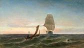 van HEEMSKERCK VAN BEEST Jacob Eduard 1828-1894,Ships on the Open Sea,Stahl DE 2017-04-29