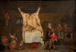 van HELMONT Matthieu 1623-1679,Le boeuf écorché,Artcurial | Briest - Poulain - F. Tajan 2024-02-06