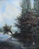 van HEMESSEN Katherine 1527-1587,Abendliche Flusslandschaft,1884,Zeller DE 2017-04-20