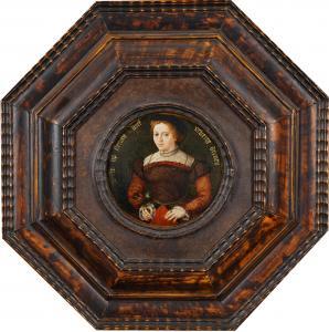 van HEMESSEN Katherine 1527-1587,Portrait de jeune Femme,Galerie Moderne BE 2017-11-14