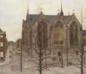 van HETTINGA TROMP T. Geertruida Maria 1872-1962,Kloosterkerk, The Hague,Christie's GB 2008-02-27