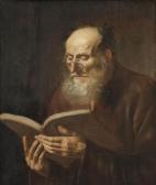 van HOOGSTRATEN Dirk 1595-1640,A bearded man reading,Christie's GB 2011-11-01