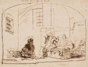 van HOOGSTRATEN Samuel,Josef deutet zwei Gefangenen ihre Träume,im Kinsky Auktionshaus 2023-11-28