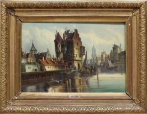 Van Hoom 1800-1900,Ansicht von Dordrecht,Reiner Dannenberg DE 2014-03-14