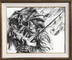 VAN HORN Virginia 1900-2000,Bagpipers,Ro Gallery US 2014-08-20