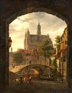 Van HOVE Bartholomeus J. 1790-1880,View through an archway,1821,Bonhams GB 2023-11-15