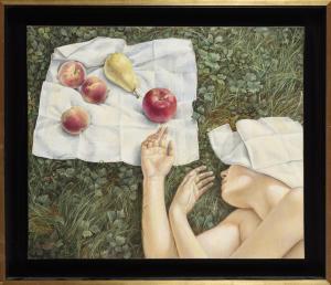 VAN HOVE Francine 1942,Femme aux pommes,Digard FR 2024-02-20