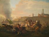 Van HUCHTENBURG Jan,A cavalry engagement between imperial and Ottoman ,Palais Dorotheum 2014-06-24