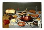 van HULSDONCK Jacob 1582-1647,NATURE MORTE AU DEJEUNER GRAS,Anaf Arts Auction FR 2007-12-09