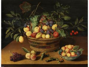 van HULSDONCK Jacob 1582-1647,STILLLEBEN MIT OBSTKORB,Hampel DE 2023-09-28