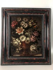 van HUYSUM Jan 1682-1749,Nature morte aux fleurs dans un vase,Osenat FR 2023-07-22