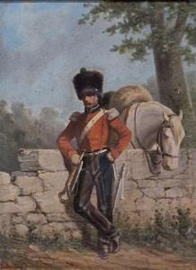 van IMSCHOOT Jules 1821-1884,Deuxième Régiment des chasseurs à cheval - Tenue d,Rossini 2024-04-09