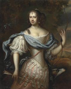 van ISSELSTEYN I, Adrianus Losse 1625-1684,Portrait of a lady,1671,Christie's GB 2012-05-04