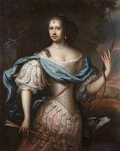 van ISSELSTEYN I, Adrianus Losse 1625-1684,Portrait of a lady, said to be Frances Th,1647,Sotheby's 2006-07-05