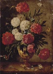 van KESSEL Jan I 1626-1679,Roses, carnations, morning-glory and other flowers,Christie's 2006-12-08