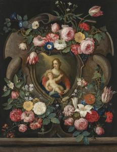 van KESSEL Jan I 1626-1679,The Virgin and Child in a,Christie's GB 2023-07-07