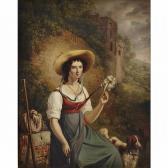 van KIERS HAANEN Elisabeth Alida 1809-1845,LADY TRAVELLER,1835,Waddington's CA 2013-12-10