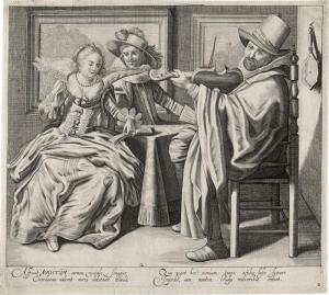 VAN KITTENSTEYN Cornelis 1600-1638,Auditum,1625,Galerie Bassenge DE 2023-06-07