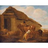 van LAER Pieter 1592-1642,Landscape With A Milkmaid A Cow And Livestock,Sotheby's GB 2006-04-25