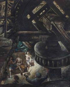 van LEUSDEN Willem 1886-1974,Le moulin passionné II,1937,Christie's GB 2015-06-09