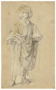 van LEYDEN Lucas 1494-1533,A young man standing,Christie's GB 2018-12-04
