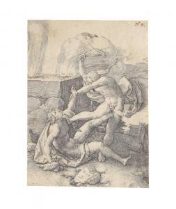Van LEYDEN Lucas 1494-1533,Cain killing Abel,1529,Bonhams GB 2019-06-13