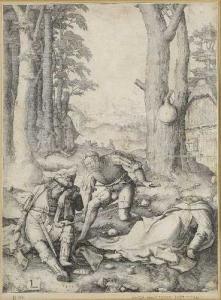 van LEYDEN Lucas 1494-1533,Mohammed und der Mönch Sergius,1508,Neumeister DE 2008-04-16