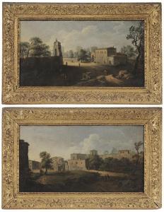 van LINT Hendrik Frans 1684-1763,Vedute,Brunk Auctions US 2014-03-15