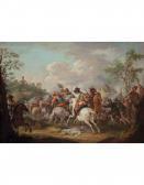 van LOO Charles 1800-1900,Scontro di cavalleria,Wannenes Art Auctions IT 2010-06-01