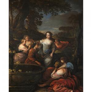 van LOO Jacob 1614-1670,Le couronnement de Mirtil par Amaryllis,Tajan FR 2022-10-27