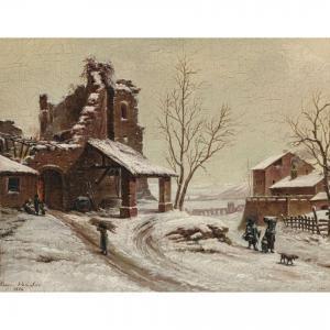 van LOO Jules César Denis 1749-1821,Winterliche Dorflandschaft,1804,Neumeister DE 2024-03-20