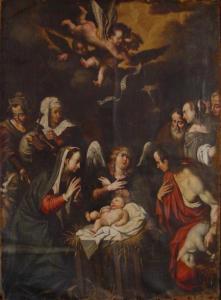 Van Loon THEODOR 1581-1667,L'adoration des Bergers,Siboni FR 2012-04-01