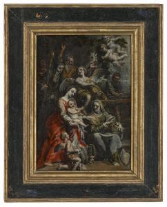 Van Loon THEODOR 1581-1667,The Holy Family with Saint Anne, other Saints and ,Christie's 2022-06-16