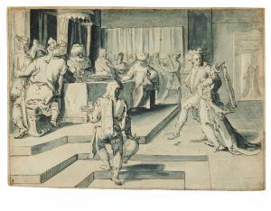 van MANDER Carel I 1548-1606,The Dance of Salome,Sotheby's GB 2021-01-27