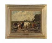 van MARCKE DE LUMMEN Emile 1827-1890,Cows,Christie's GB 2014-01-14