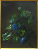 VAN MARCKE Joseph 1806-1885,Etudes de fruits et de fleurs,Lhomme BE 2012-10-06